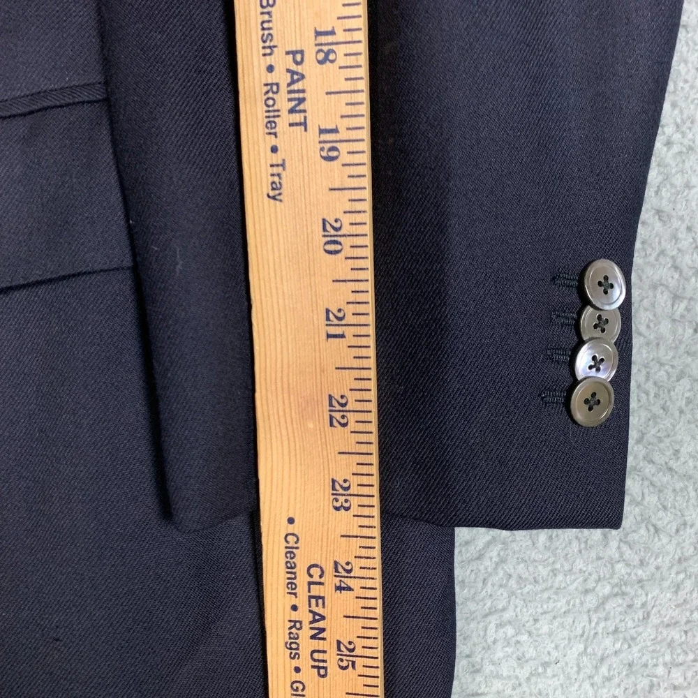Samuelsohn Cashmere‎ SB Gable Blazer Men's 46R Navy Two Button Canada Tailored